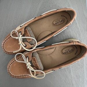 Sperry Brown Leather Boat Shoes